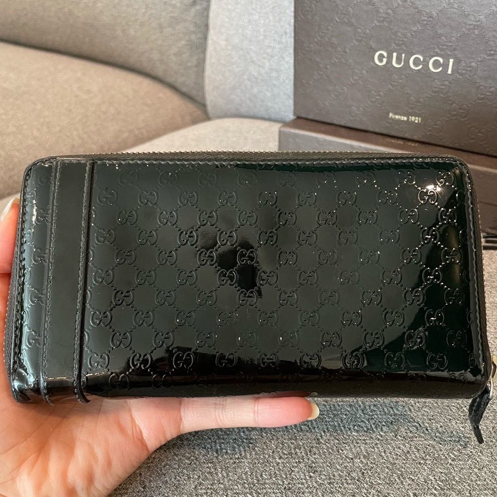 ❌SOLD❌ GUCCI GUCCISSIMA WALLET ON CHAIN - Picture 7 of 9